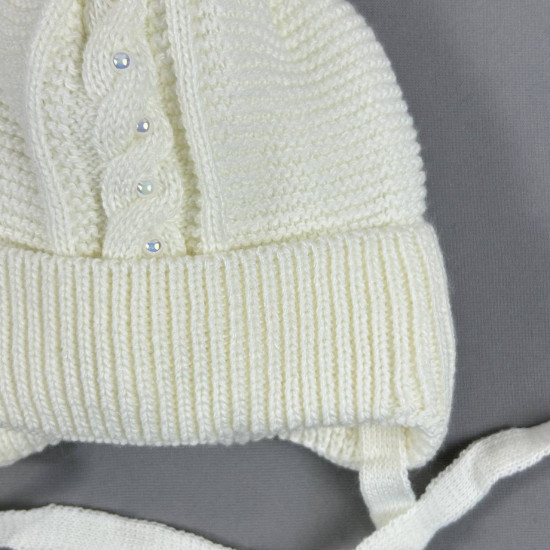 Зимняя детская шапка для новорожденных