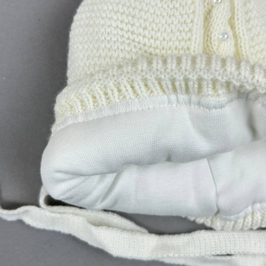 Зимняя детская шапка для новорожденных