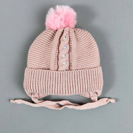 Зимняя детская шапка для новорожденных