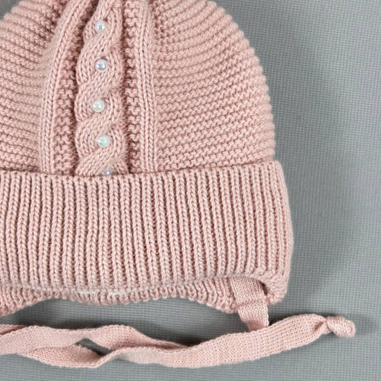 Зимняя детская шапка для новорожденных