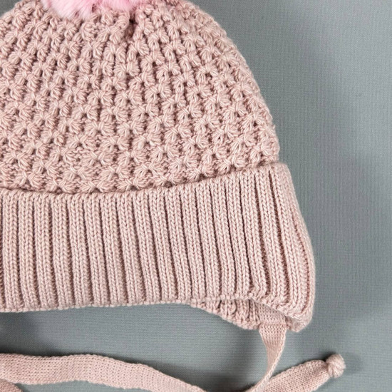 Зимняя детская шапка для новорожденных