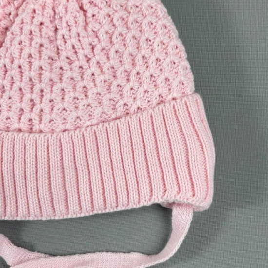 Зимняя детская шапка для новорожденных