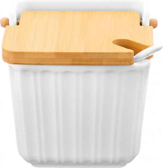 Банка для хранения сыпучих продуктов с откидной крышкой и ложкой «Ампир»