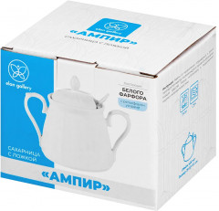 Сахарница с крышкой и ложкой «Ампир» - Фото 3