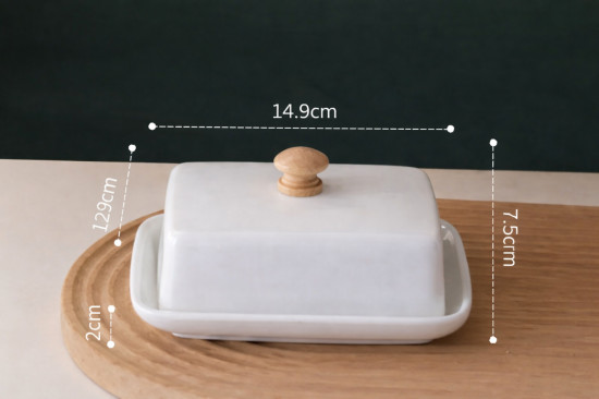 Масленка с крышкой