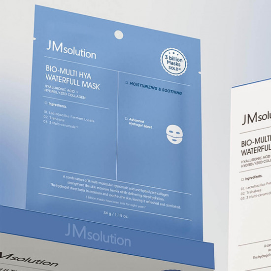 Гидрогелевая маска с гиалуроновой кислотой «Bio-Multi Hya Waterfull Mask»