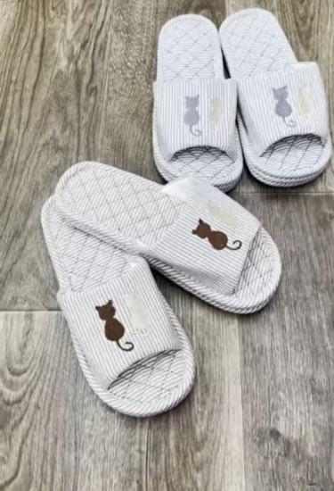 Тапочки домашние с тройной подошвой