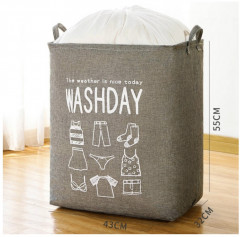 Корзина с затяжками для белья и игрушек - Фото 2