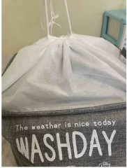 Корзина с затяжками для белья и игрушек - Фото 5