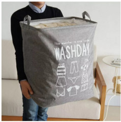 Корзина с затяжками для белья и игрушек - Фото 7