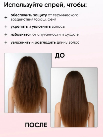 Спрей термозащита для волос парфюмированный