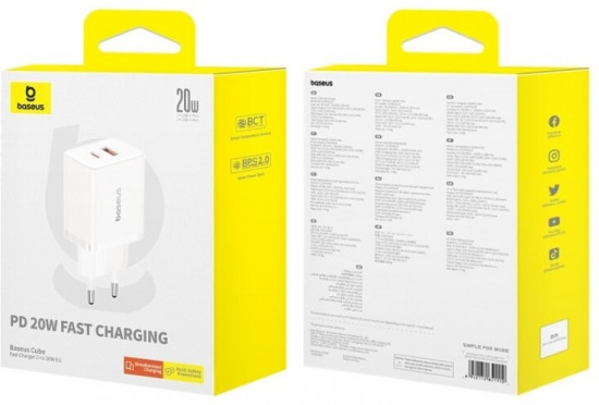 Зарядное устройство Baseus P10111403213-00 USB Type-C