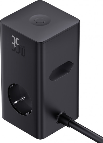 Зарядное устройство сетевое Baseus GaN5 PowerCombo PowerStrip 3AC+2U+2C