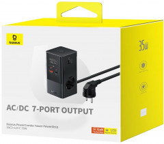 Зарядное устройство сетевое GaN5 PowerCombo PowerStrip 3AC+2U+2C - Фото 3