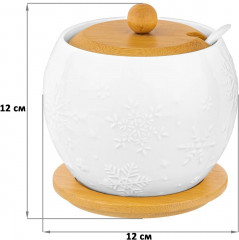 Сахарница «Снежинки» - Фото 1