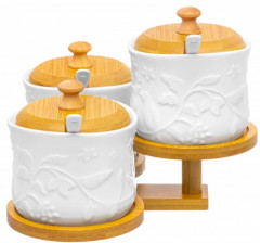 Набор банок для хранения «Птички на ветке» - Фото 5