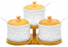 Набор банок для хранения «Птички на ветке» - Фото 6