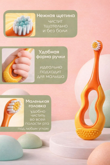 Набор зубных щеток детских 2в1
