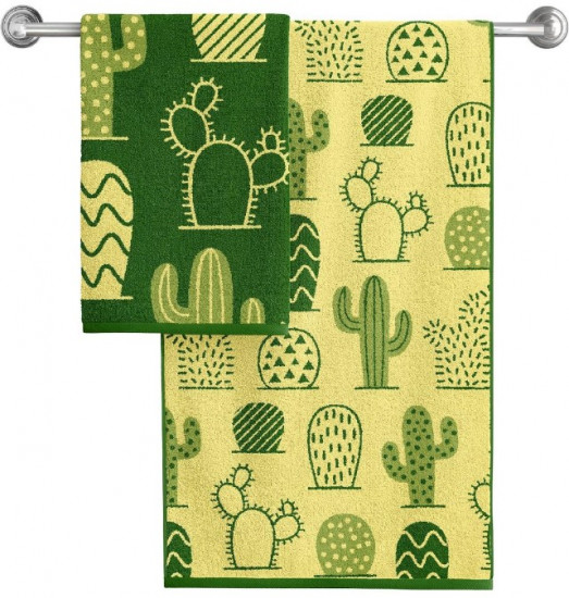 Полотенце махровое «Кактус»