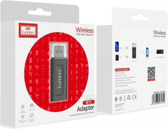 Bluetooth-адаптер Earldom ET-M72