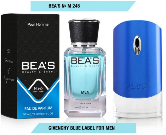 Парфюмированная вода по мотивам Givenchy Blue Label «M245»