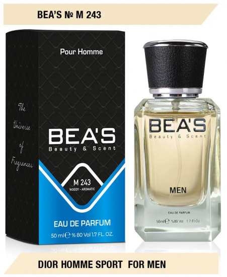 Парфюмированная вода по мотивам Dior Homme Sport «M243»