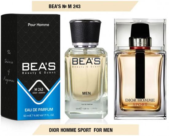 Парфюмированная вода по мотивам Dior Homme Sport «M243»
