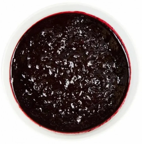 Чёрная смородина протёртая с сахаром