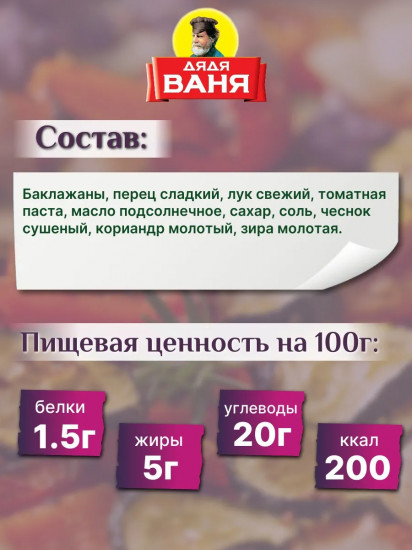 Закусочка из обжаренных овощей «Аджапсандал»