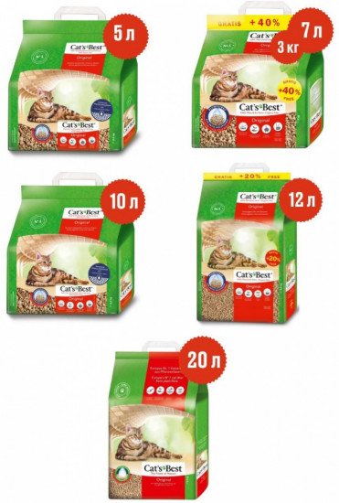 Наполнитель для кошачьего туалета комкующийся