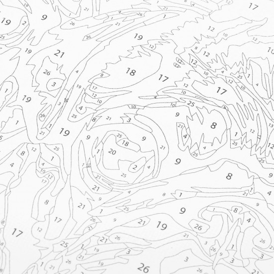 Картина по номерам «Мопсы»