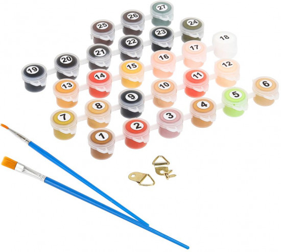 Картина по номерам «Мопсы»