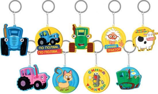 Карамель с игрушкой в яйце «Синий трактор»