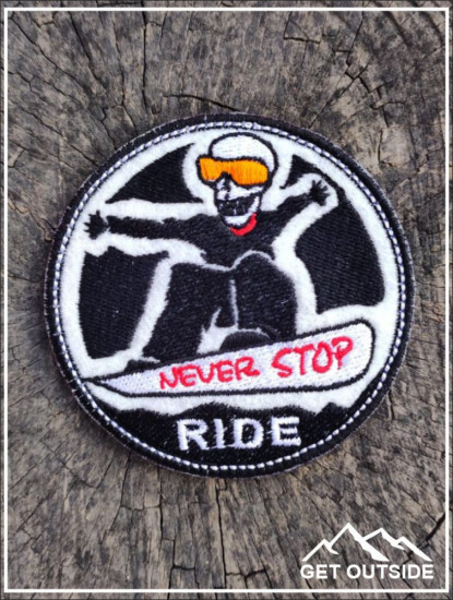 Шеврон «Never Stop Ride. Никогда не останавливайся