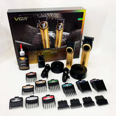 Набор для стрижки Barber Comb V-001&V-977 Gold - Фото 2