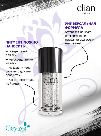 Тени рассыпчатые для век «Eyeconic Loose Pigment», оттенок 23 1961