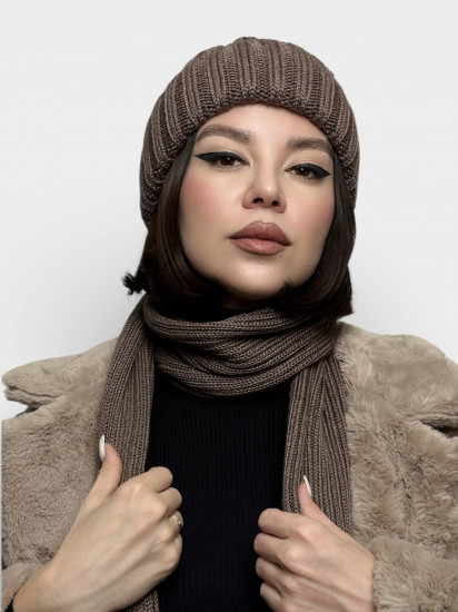 Комплект с шарфом женский «Орешник»