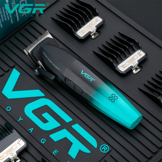 Машинка для стрижки волос VGR V-003 green