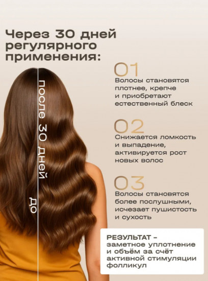 Сыворотка для роста волос и против выпадения магниевая с никотиновой кислотой для женщин и мужчин