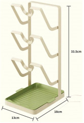 Настольный держатель для крышек и кухонных принадлежностей с поддоном - Фото 11