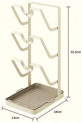 Настольный держатель для крышек и кухонных принадлежностей с поддоном - Фото 9