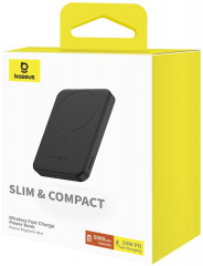 Внешний аккумулятор Baseus Magnetic Mini C - Фото 7