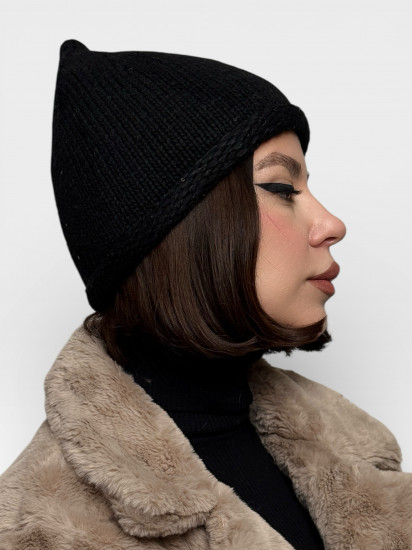 Шапка женская зимняя на флисе с мини-пайетками