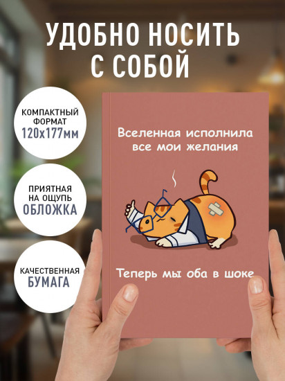 Блокнот «Мурчальня. Вселенная исполнила все мои желания»