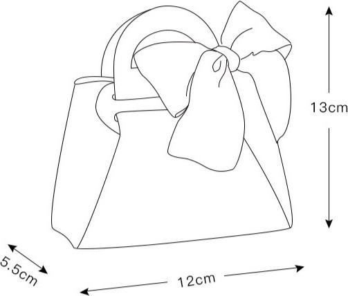Набор бонбоньерок с бантиком