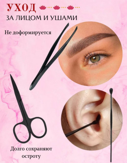 Компактный маникюрный набор с чехлом