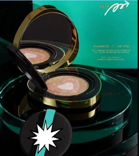 Бриллиантовый кушон для лица 3 в 1