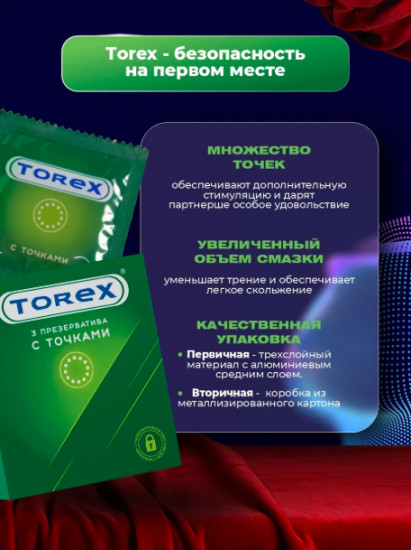 Презервативы «С точками»