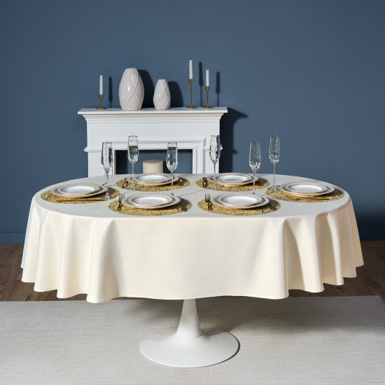 Скатерть овальная «Феерия. Золото»