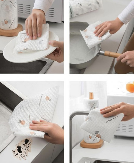 Набор салфеток из микрофибры в рулоне